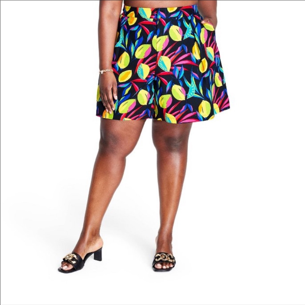 Tabitha Brown x Target lemon print shorts